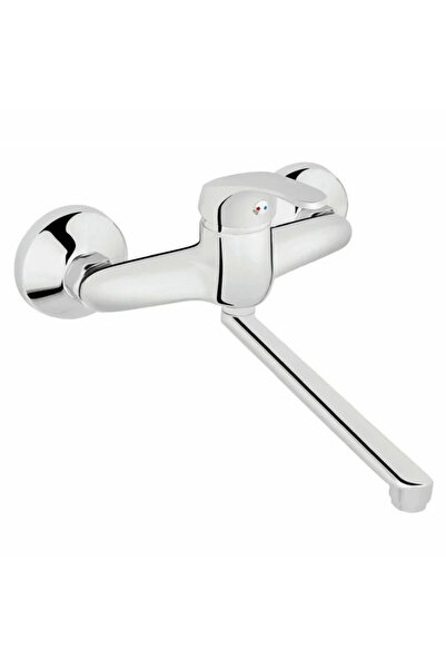 FERRO Baterie bucatarie montare pe perete Basic pipa 22 cm