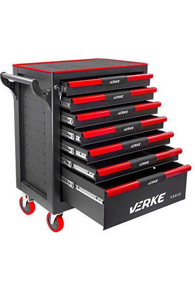 DEGET UNEQUIPED METAL CABINET FOR TOOLS WITH 7 DRAWERS - VERKE