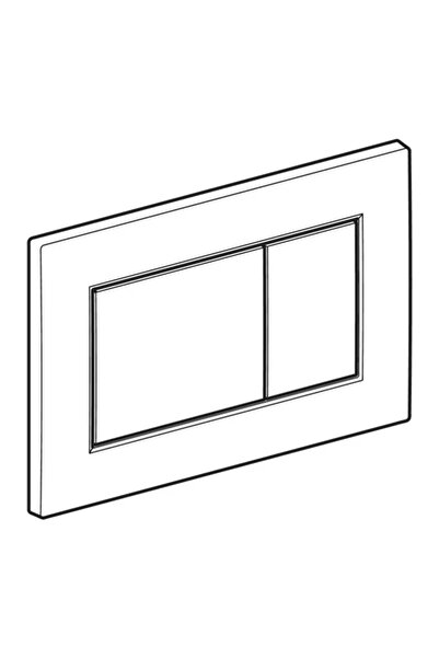 Geberit Clapeta de actionare Sigma01 crom finisaj mat