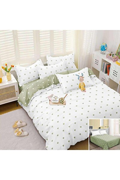 OEM Bed linen, 2 people, satin cotton, 4 pieces, with print, LSN4690