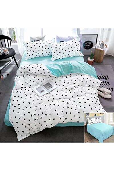 OEM Bed linen, 2 people, satin cotton, 4 pieces, with print, LSN4084