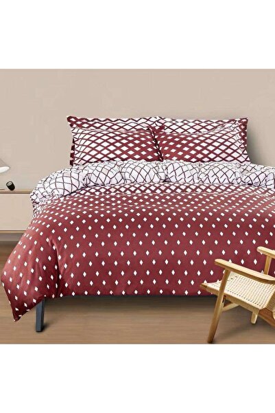 OEM Bed linen, 2 people, satin cotton, 4 pieces, with print, LSN4516