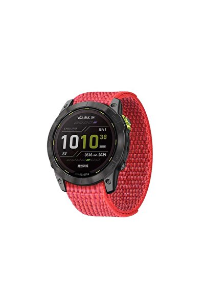 OEM Λουράκι Ρολογιού από Νάιλον με Αυτοκόλλητο Velcro για Garmin Fenix 7X (Κό...