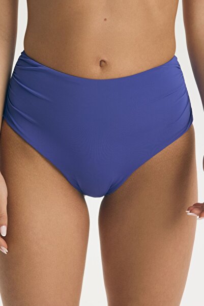 ESOTIQ Bikini Bottom High Waist Slimming Swim Briefs Smooth Matte Polyamide P...