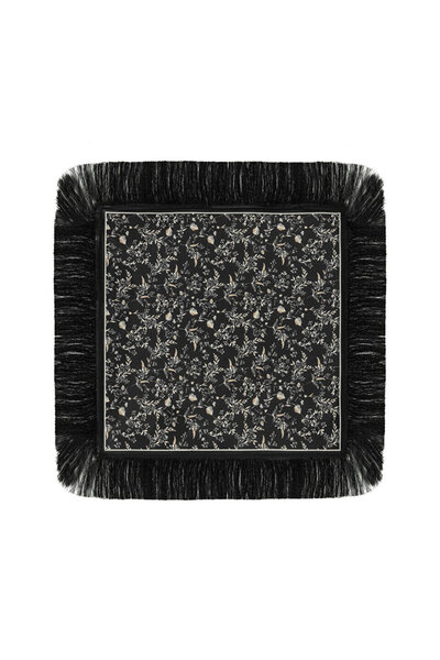 Twist FLORAL DESEN PÜSKÜLLÜ FULAR