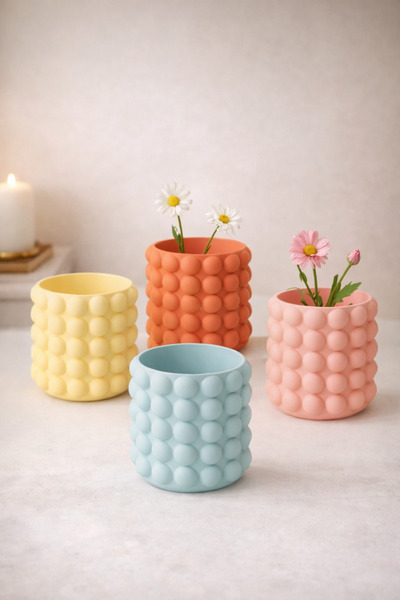 Nexora Dekoratif Vazo Seti 4’lü