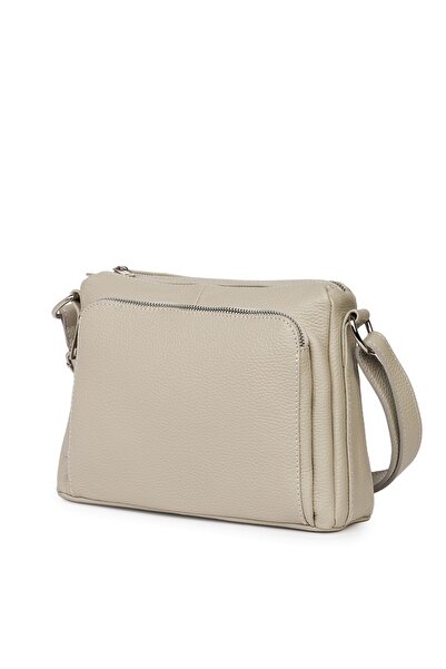 myOwn Vania Grey Leather Women's Crossbody Bag