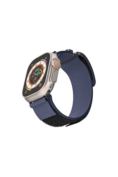 OEM AW Νάιλον Λουράκι Ρολογιού Δύο Τμημάτων για Apple Watch 44/45/49mm (Μπλε)