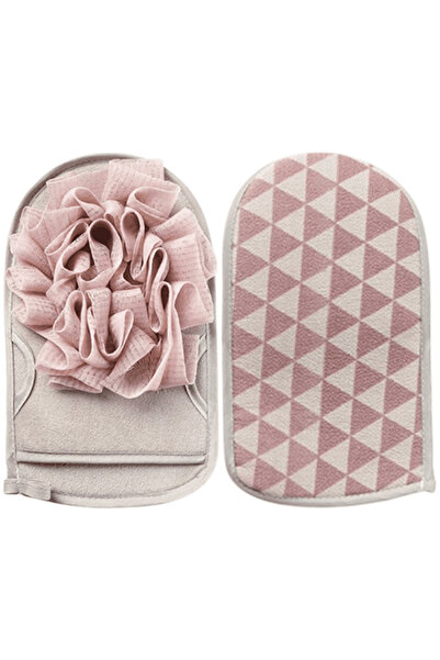 ECARLA - Double-sided pink washing sponge