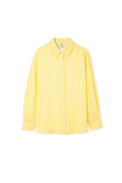 İpekyol Dokulu cutout gömlek