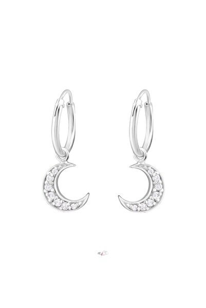 lunamerjewel Gorgeous "Moon" earrings - 925 silver - solid silver - delivery ...