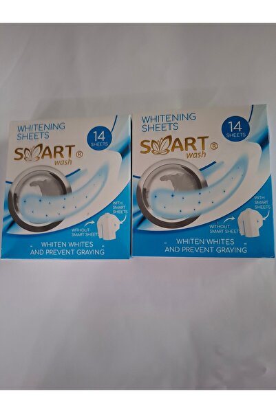 Smart wash Smart Absorbent Wipes 2 boxes x 14 pcs/pack, White Clothes, Anti-f...