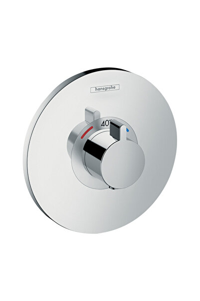 Hansgrohe Hansgrohe thermostatic mixer, Ecostat E, round visible part, 1 func...