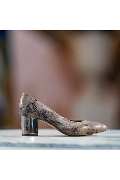 CONDUR by alexandru Women's Shoes with Thick Heels Chaterine Copper - 41