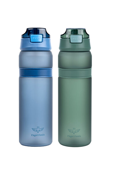 Fagel Fenix Prasinous Matte 850 ml & Gentian Matte 2in1 Tritan Flask Set