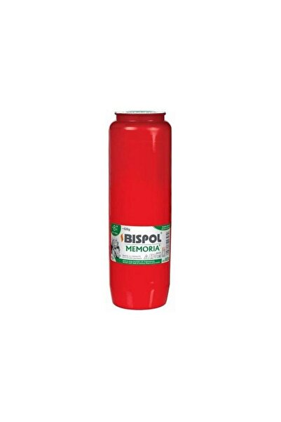 BISPOL Candela Red Oil Candle, 8-Day Burn Time, 530 g