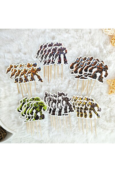 Generic Brand Transformers Themed Decoration Card 48 Pieces Party Decoration
