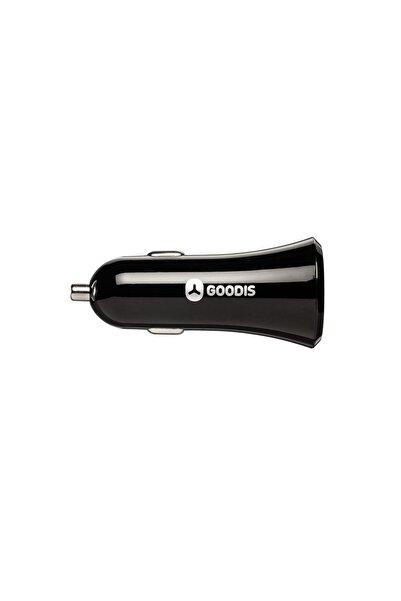 Goodis 5361655 Car charger 2xUSB 5v/1a+2.4a black
