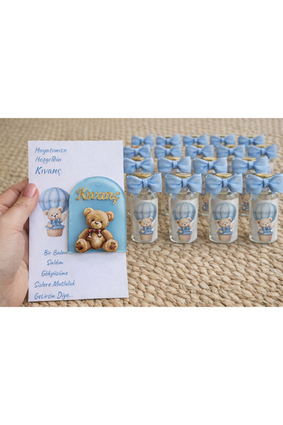 Defne 10 adet kuşe kağıt üzeri figürlü Pleksi ve figür detaylı kolonya. Yeni ...