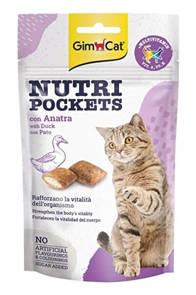 Gimcat Nutri Pockets Ördekli Kedi Ödül Maması 60 gr CB5013 CSS64320