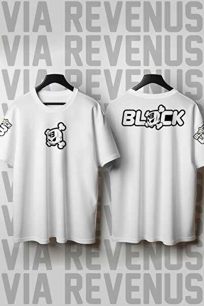 Vordevia Ken Block 43 Front Back Sleeve Printed Crew Neck Loose Cut 100% Cott...