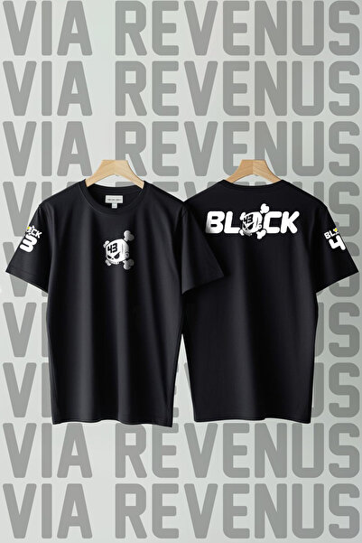 Vordevia Ken Block 43 Front Back Sleeve Printed Crew Neck Loose Cut 100% Cott...