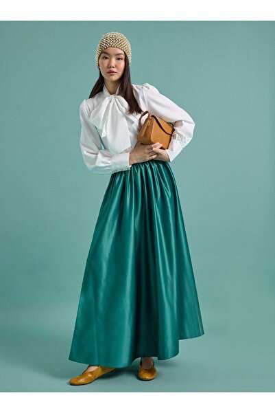 Benin Skirt - Emerald Green -
