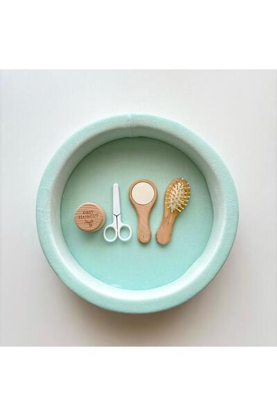 Anya-Events Set aniversar pentru tăierea moțului (1 an) – Tavă din catifea Ve...