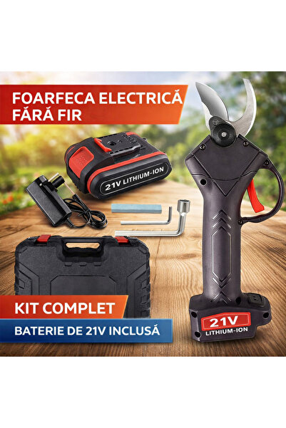 OEM 21V cordless electric scissors, 25-30mm cutting, 1 battery included, prof...