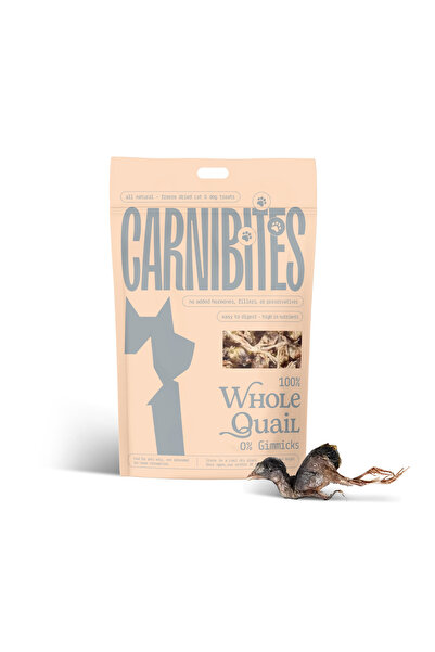 Carnibites وجبات السمان الكاملة المجففة بالتجميد للقطط والكلاب - وجبة طبيعية ...
