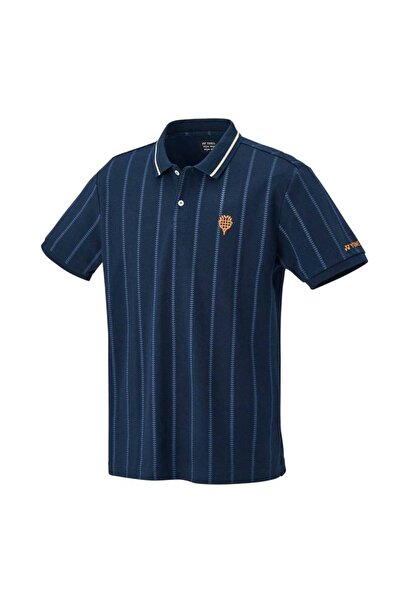 YONEX Tricou polo unisex 10585NEX (Nature Series), culoare bleumarin (midnigh...