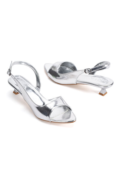 MFT AYAKKABI Women's Thin Short Heeled Casual Shoes