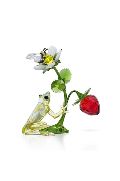 Swarovski 5667599 Swarovski Ev Dekorasyonu Idyllıa:Frog, Bee And Strawberry