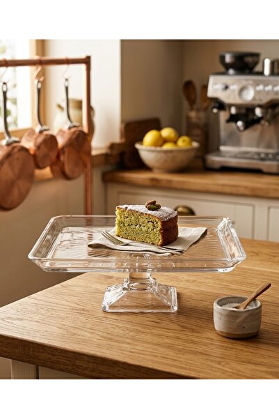 Paşabahçe 1 Adet Ayaklı Sunumluk & Servis & Pasta Tabağı