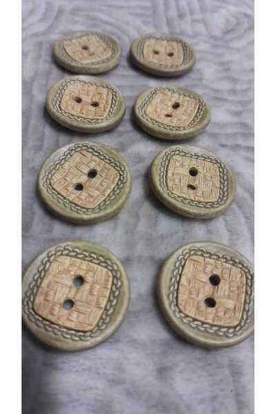 ILCARE Polyester Button 35 Boy 22 mm 8 Pieces