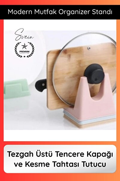 Svein # Organizer Kitchen Organizer Pot Lid and Cutting Board Stand Counterto...