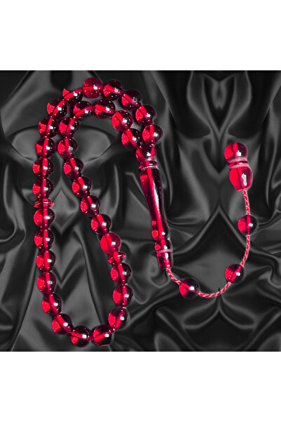 Erbab i Kehribar Finger Length Red Caribbean Amber Prayer Beads - Systematic