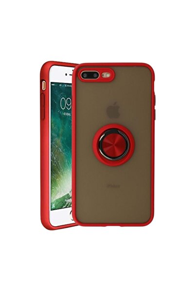 HANPORIUM iPhone 8 Plus Compatible Case with Ring Stand Extra Impact Protecti...