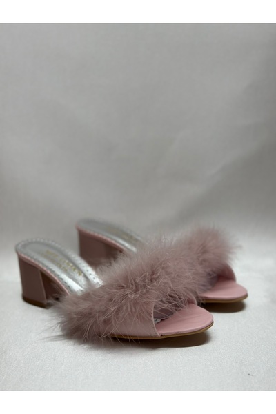 MOD10 Feather bridal drawing slippers