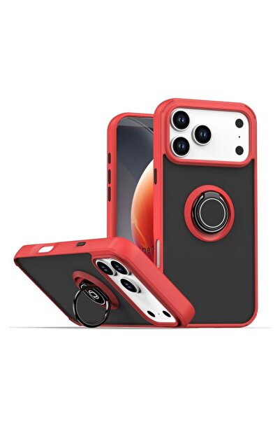 HANPORIUM iPhone 17 Pro Compatible Case with Ring Stand Extra Impact Protecti...