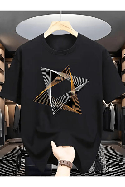 gencerco Tricou supradimensionat premium cu imprimeu cu design graffiti perso...