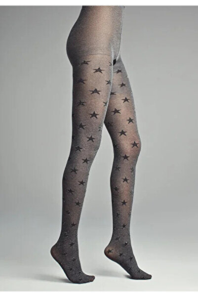 Penti Dres Lovely 40 DEN – Imprimeu ,,Star Way'', culoare gri