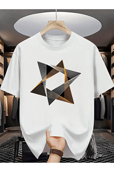 gencerco Tricou supradimensionat premium cu imprimeu cu design graffiti perso...