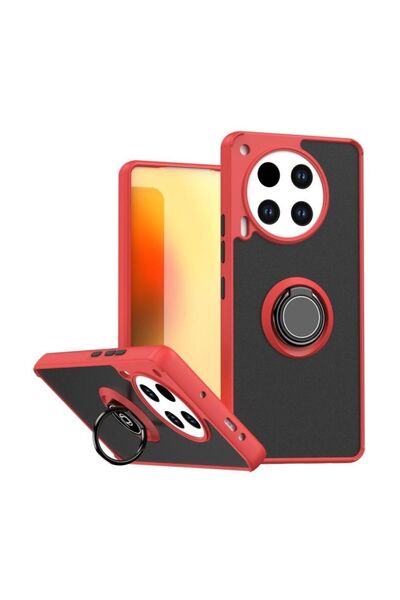 HANPORIUM Tecno Camon 30 Cl6 Compatible Case with Ring Stand Extra Impact Pro...