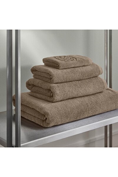 Truva Home Set of 3 Damask Towels – 100% Cotton, 650 g/sqm, 70x150 + 50x100 +...