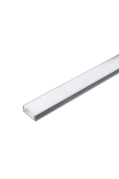 OEM Profil aluminiu 2m pentru Banda LED 17.4mm x 7mm cu difuzor alb mat si ac...