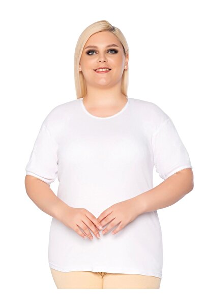 GÜMÜŞ 3013 Γυναικεία καμιζόλα με μανίκια ριμπάνα, σετ 6 τεμαχίων