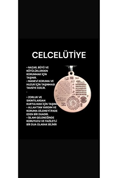 aslimucize CELCELÜTİYE NAZAR DUALI BAKIR KOLYE