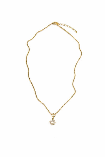 Sacha Accessories Güneş Figürlü Su Yolu Kolye