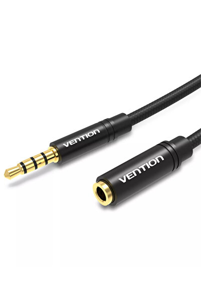 OEM Stereo audio extension cable 4-pin Jack 3.5 mm female-male 5m gold-plated...